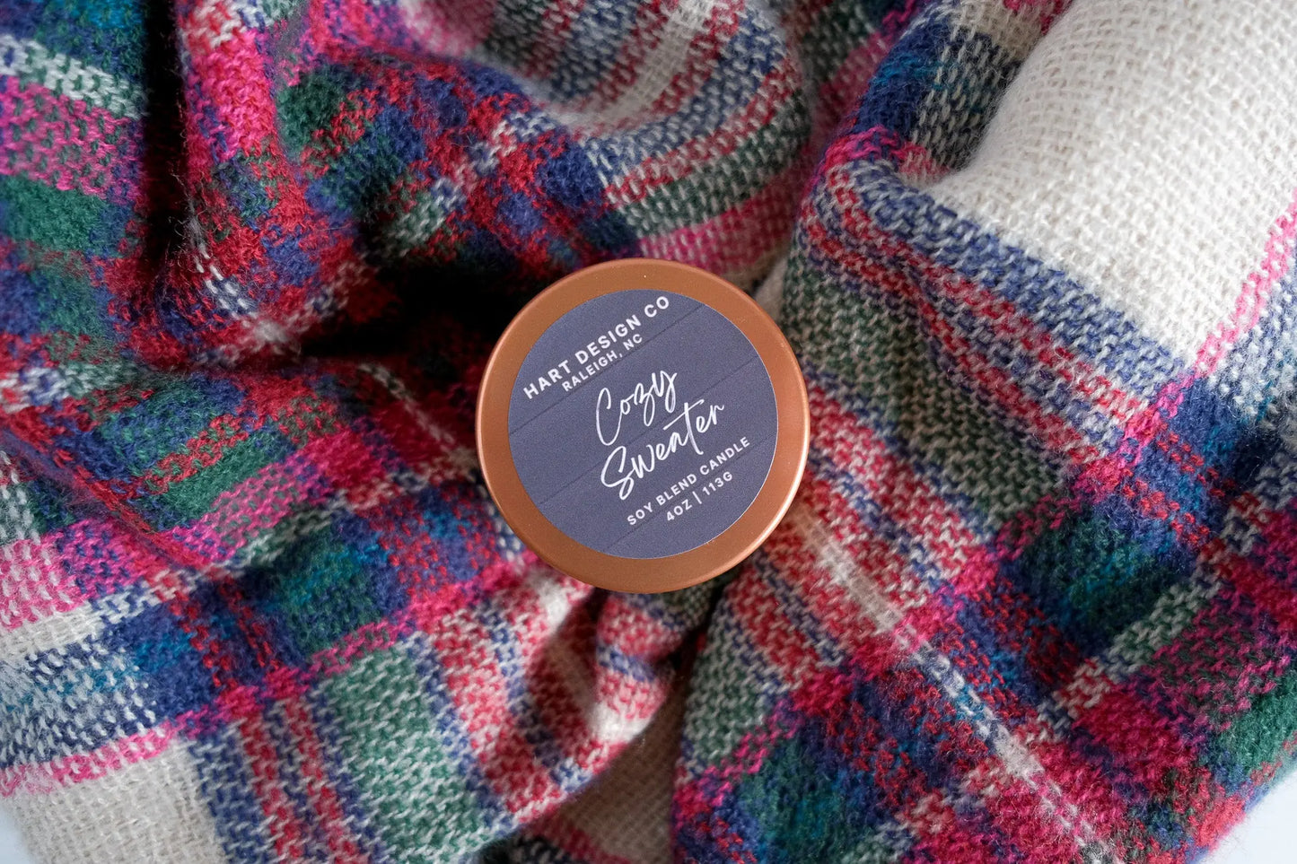 Cozy Sweater | Travel Tin | Bright Holiday Collection HartDesignCo