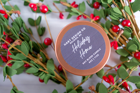 Holiday Home | Travel Tin | Bright Holiday Collection HartDesignCo
