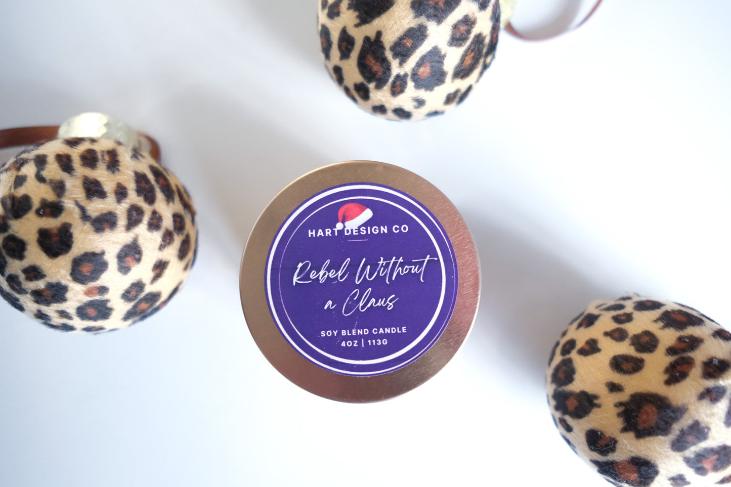 Rebel Without a Clause | Holiday Humor Candles | Mini Tin | Santa's Naughty List Collection