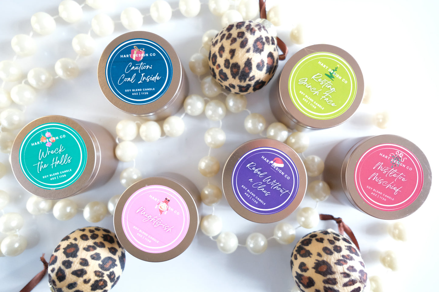 Rebel Without a Clause | Holiday Humor Candles | Mini Tin | Santa's Naughty List Collection