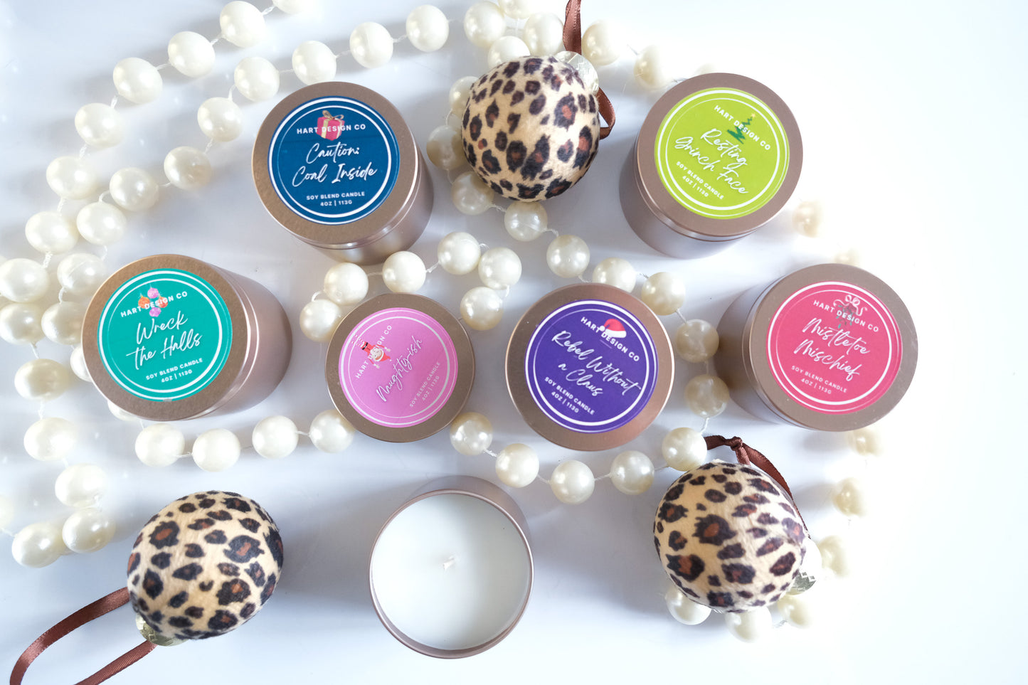 Rebel Without a Clause | Holiday Humor Candles | Mini Tin | Santa's Naughty List Collection