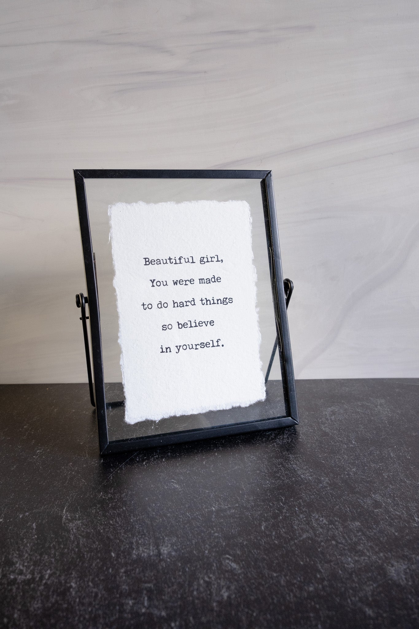 Framed Typography Quote HartDesignCo