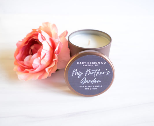 My Mother's Garden | Mini Tin | Fresh Home Collection HartDesignCo