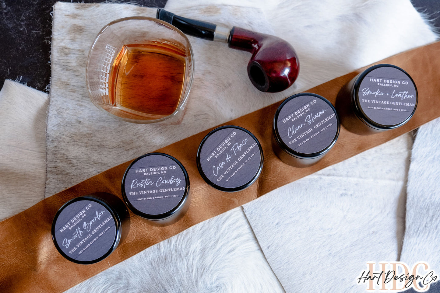 Smooth Bourbon Dough Bowl & Mini Tin Bundle | Refined Gentleman Collection