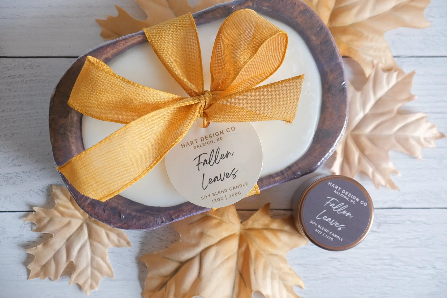 Fallen Leaves Hand Poured Candle.