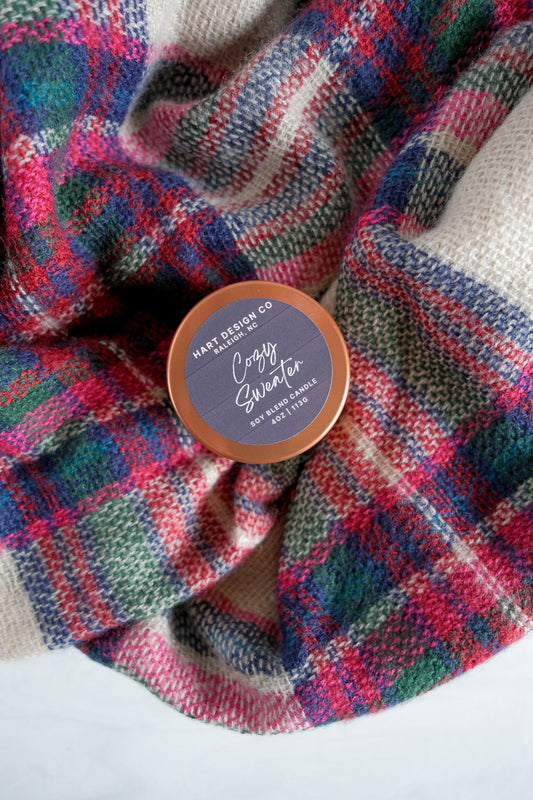 Cozy Sweater | Mini Tin | Bright Holiday Collection