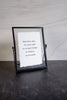 Framed Typography Quote HartDesignCo
