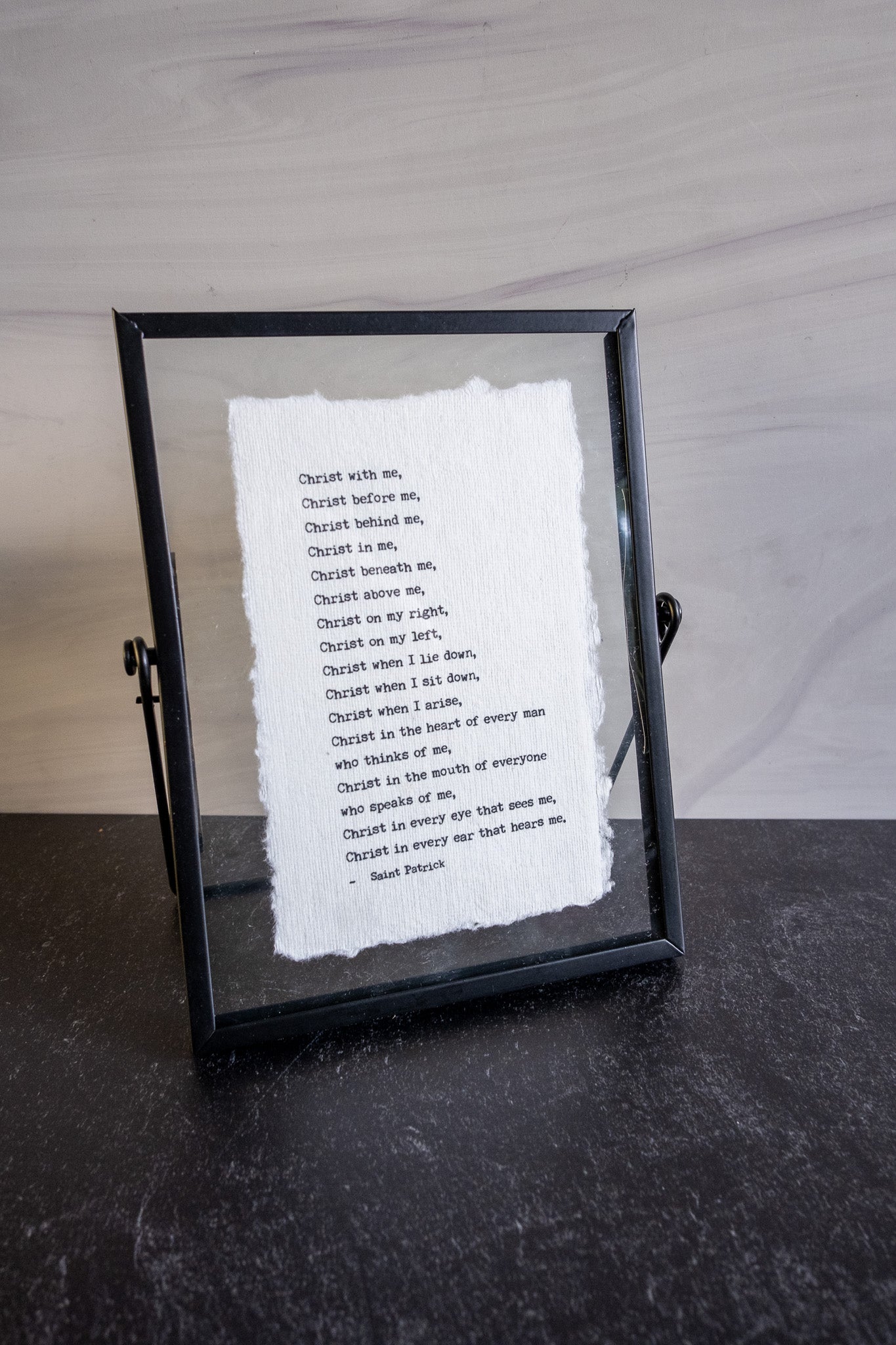 Framed Typography Quote