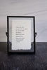 Framed Typography Quote HartDesignCo