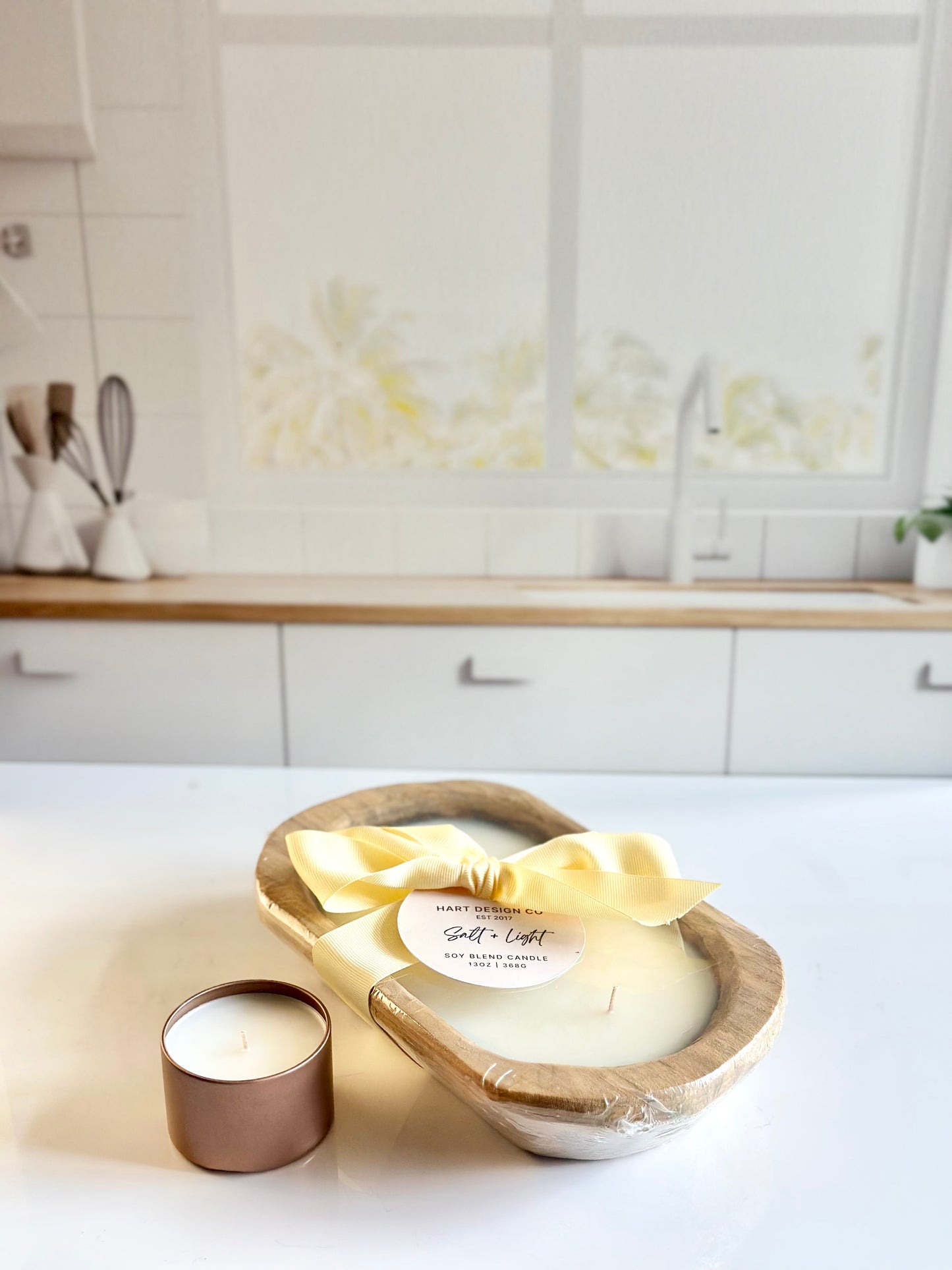 Salt + Light Beach Inspired Candle | Travel Tin | Coastal Escape Collection