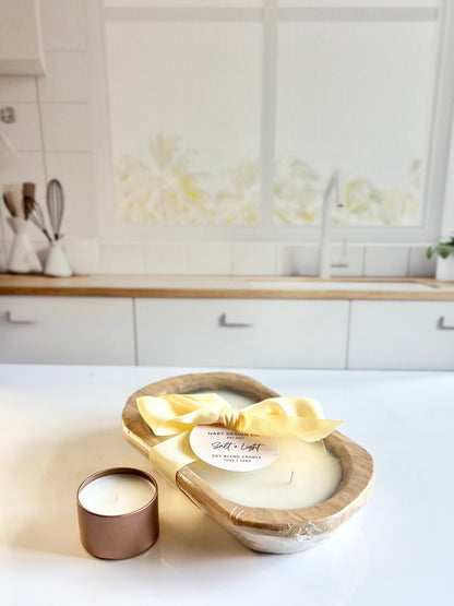 Salt + Light Beach Inspired Candle | Travel Tin | Coastal Escape Collection