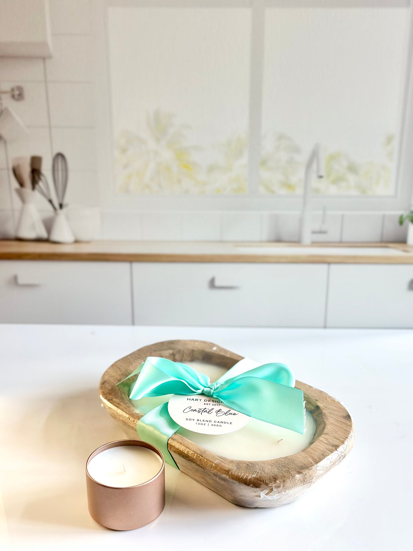 Coastal Blue Candle | Travel Tin | Coastal Escape Collection