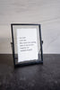 Framed Typography Quote HartDesignCo