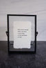 Framed Typography Quote HartDesignCo