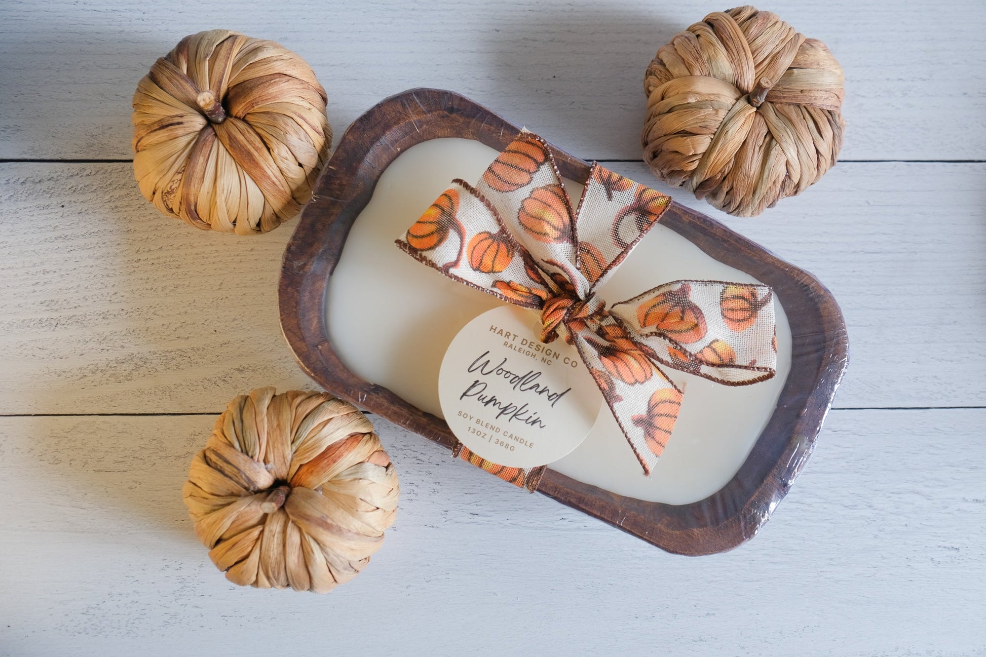 Woodland Pumpkin Hand Poured Candle.