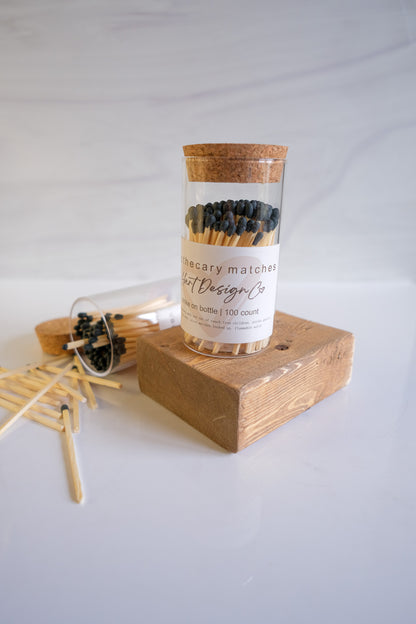 Glass Jar Apothecary Matches