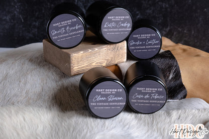 Smoke + Leather | Mini Tin | Refined Gentleman Collection